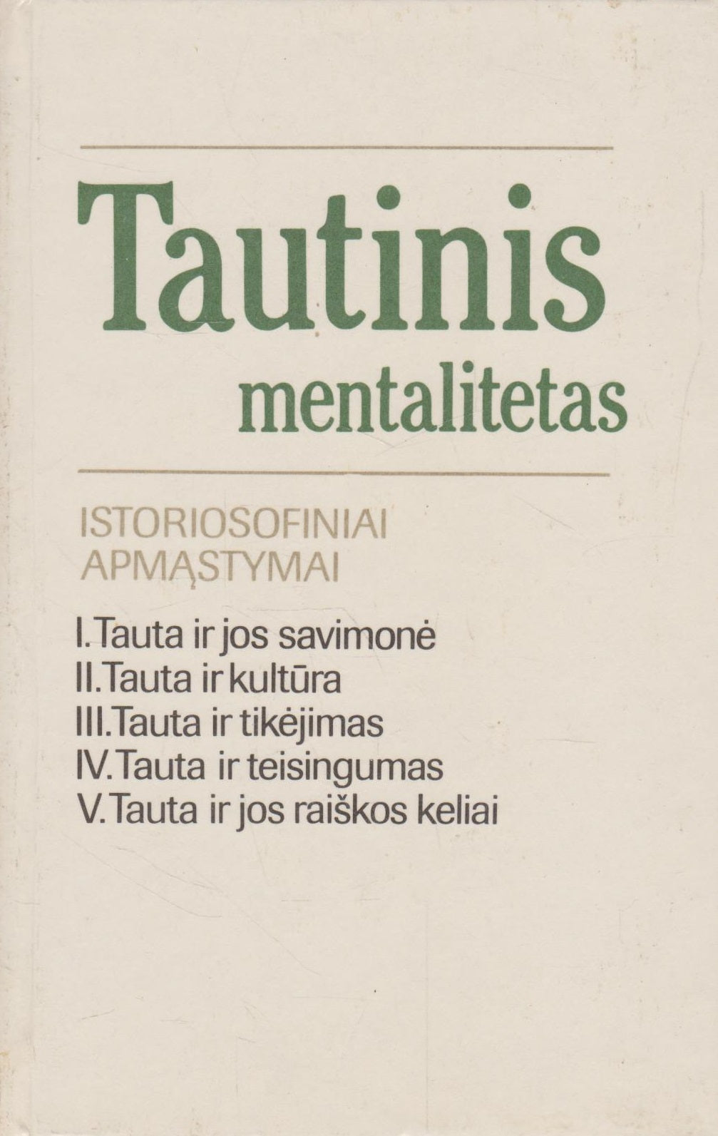 Tautinis mentalitetas