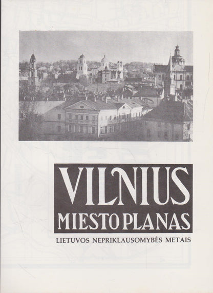 Lietuvos bažnyčios T. 5 Vilniaus arkivyskupija + Vilnius miesto planas žemėlapis